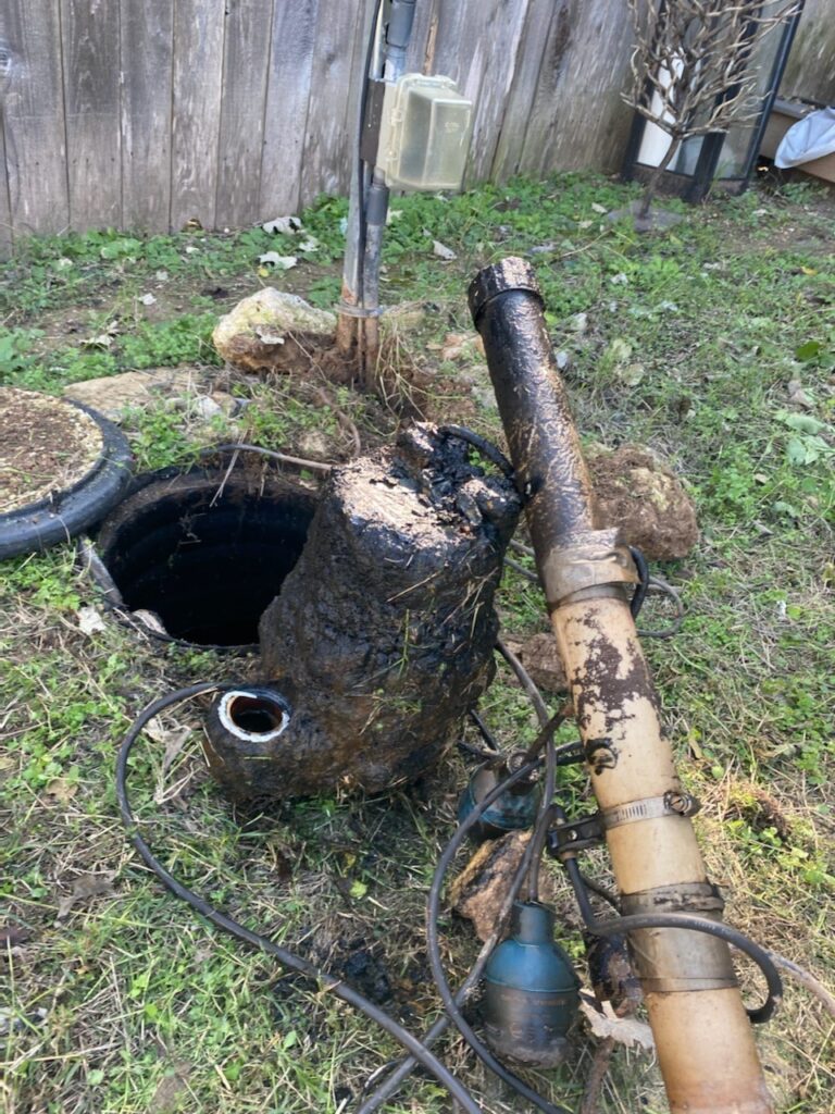 Old Septic System Pump