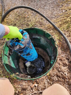 Septic System Filter, Needs Cleaning