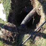 riser needed due to french drain